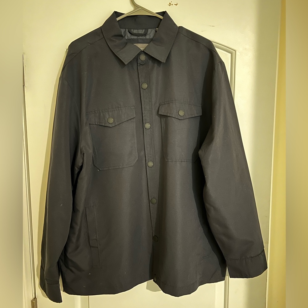 Slate and Stone Navy Shirt Jacket